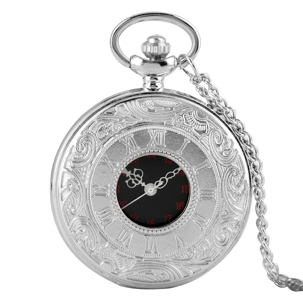 Digital Stainless Steel Pocket Watch Gift Set