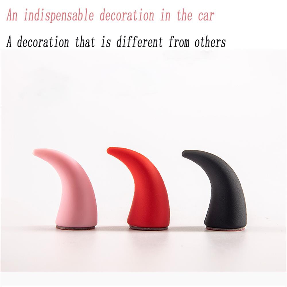 3D Devil Horns Car Dashboard Accessory