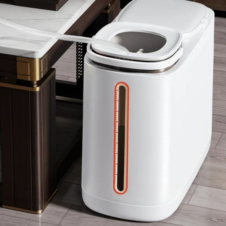 Dual Compartment Dry Wet Section Efficient Modern Home Trash Can