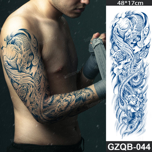 Long Lasting Full Arm Sleeve Tattoo Sticker