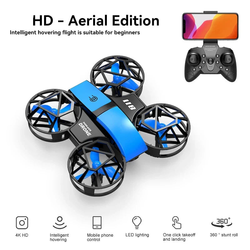 Wide Angle Lens Fully Protected Aerial Photography Drone