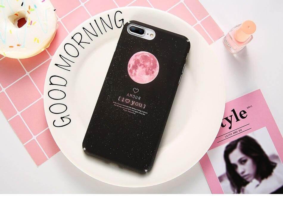 Love Pink Hard iPhone Cases