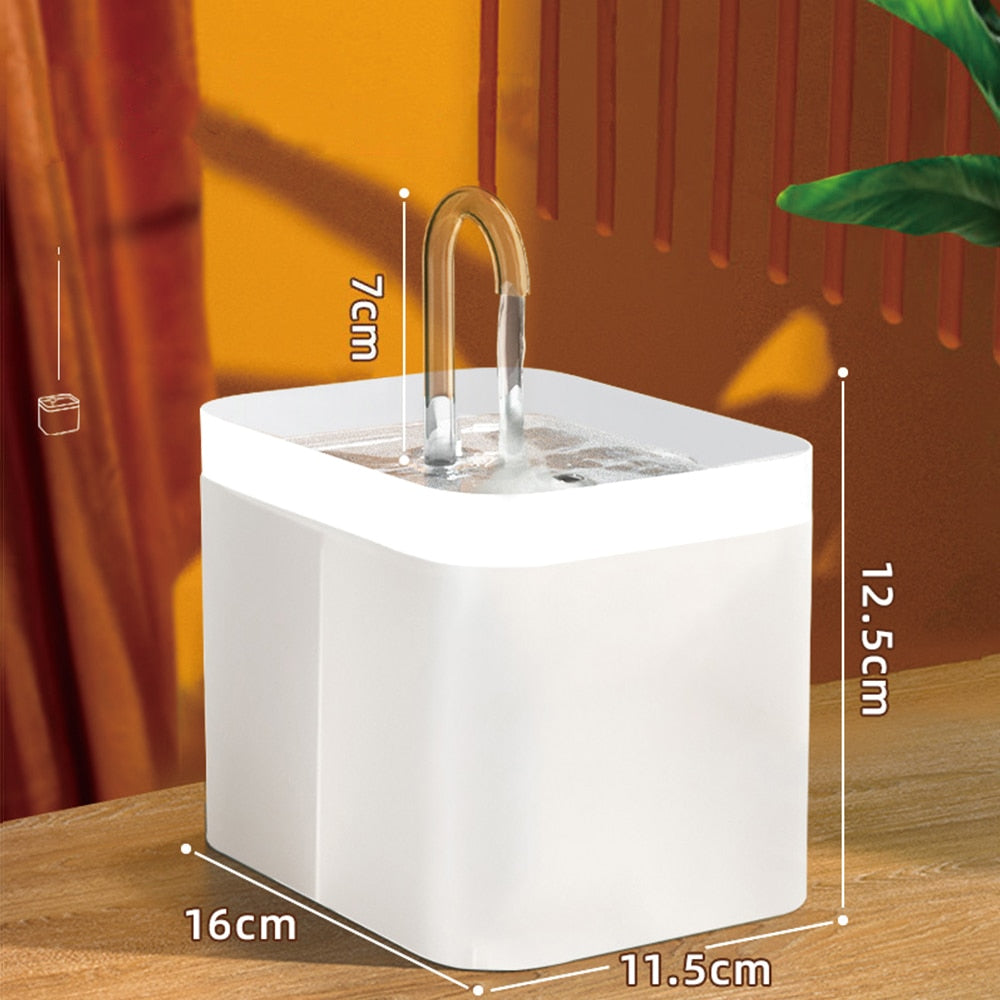 Ultra-Quiet Water Thirsty Pet Filter Fountain