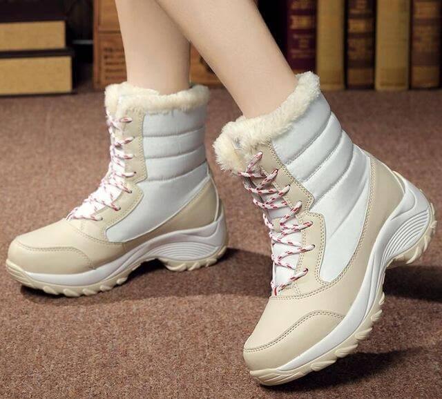 Thick Warm Waterproof Modern Winter Boots for Women