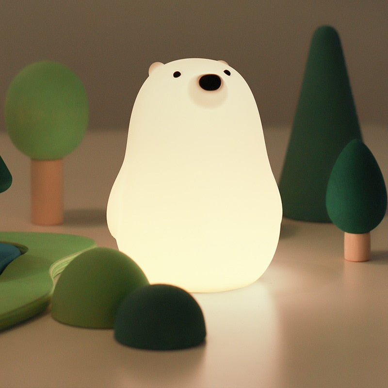 Cute Cartoon Squeezable Atmosphere Night Light