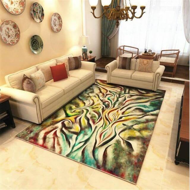 Creative Modern Pastoral Style Soft Carpet for Home