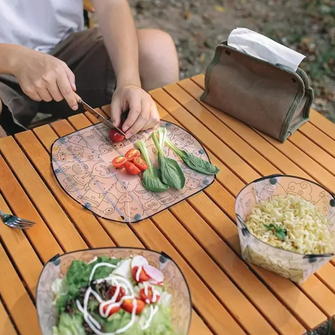 Collapsible Travel Picnic Camping Dish Set