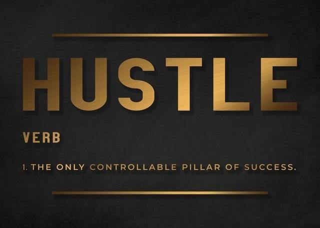 Modern Hustle Inspirational Canvas Wall Posters