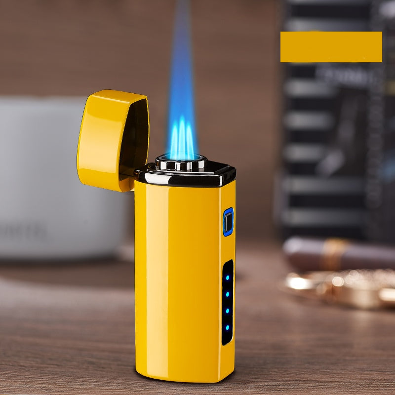 Triple Flame Windproof USB Charging Jet Lighter