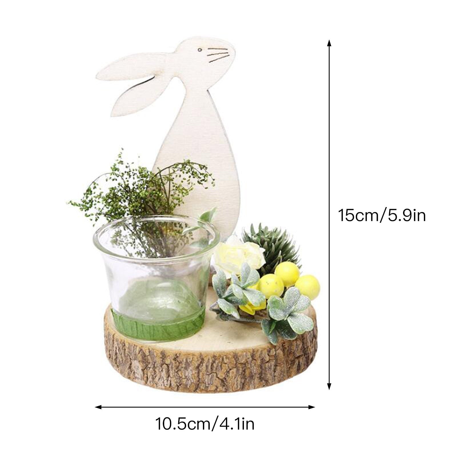 Easter Bunny Nordic Candle Holder Rabbit