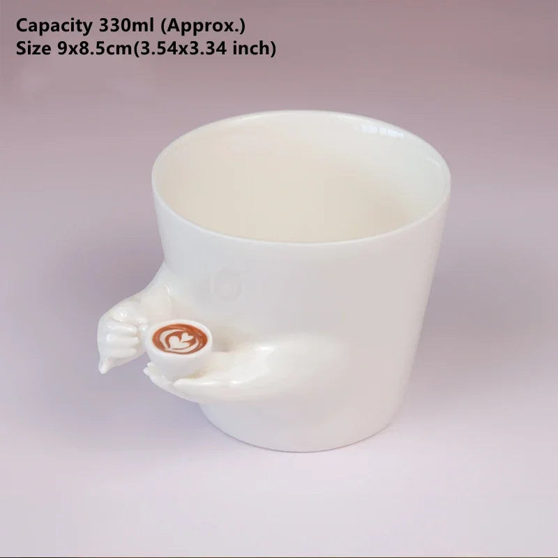 Cute Mug-in-Mug Korean Style Coffee Cup