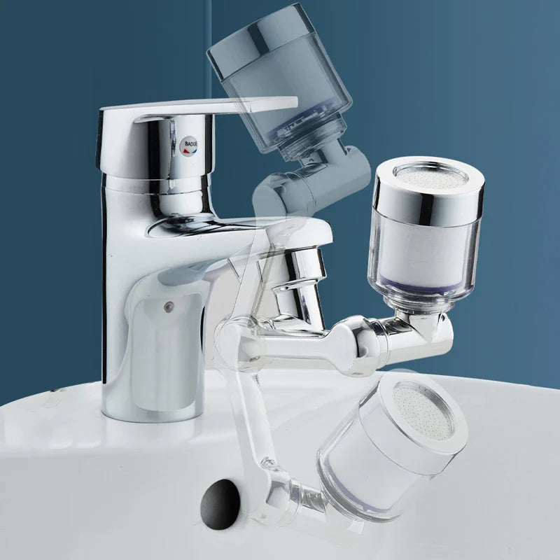 Full Rotating Robot Arm Water Saving Faucet Extender