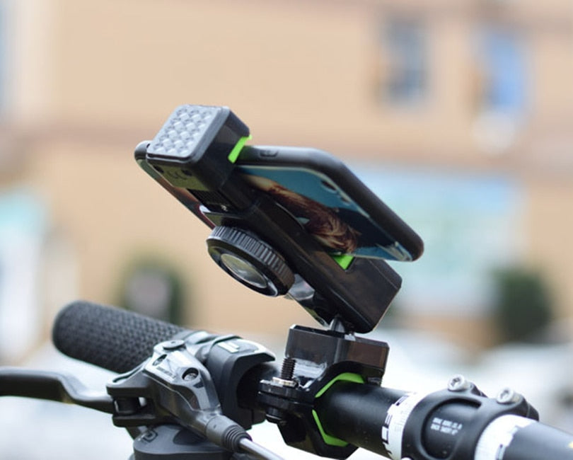 Adjustable Bike Light Phone Holder