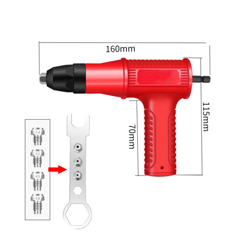 Rivet Easy Fix Electric Nut Gun