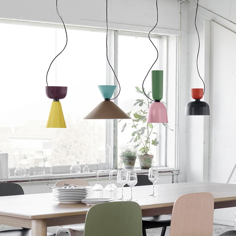 Nordic Modern Colorful Pendant Lamps