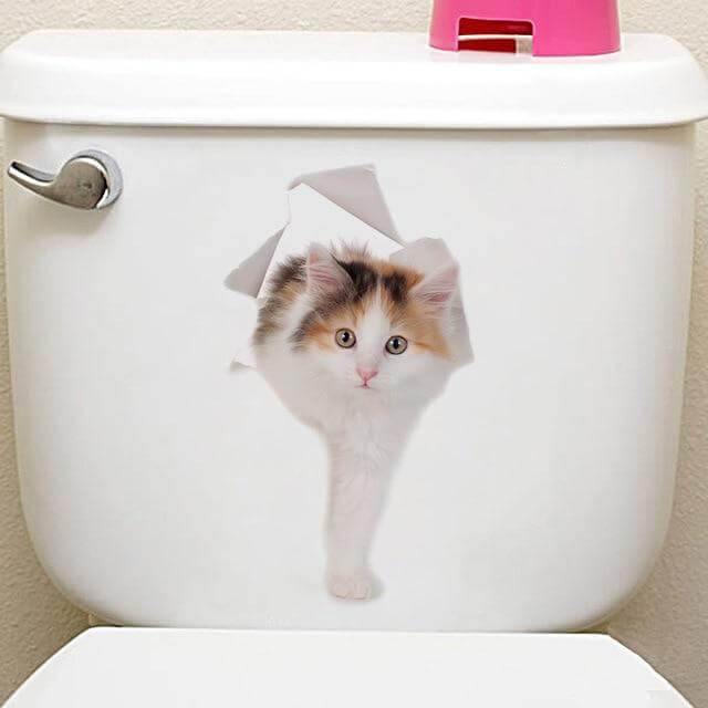 3D  Pet Wall and Bathroom Stickers