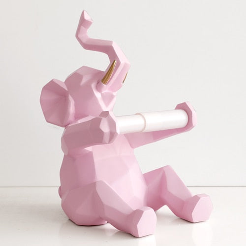 Happy Elephant Deer Toilet Paper Holder