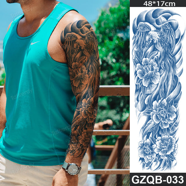 Long Lasting Full Arm Sleeve Tattoo Sticker