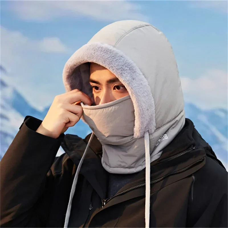 Insulated Windproof Winter Hooded Face-Cover