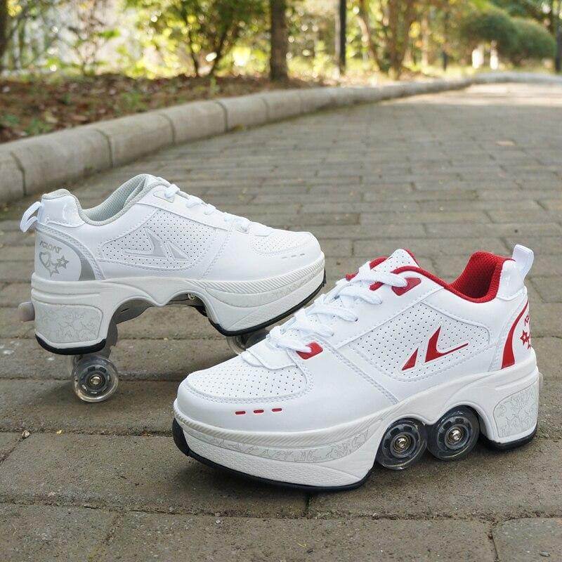 Roller Skate Double Wheels Sneakers