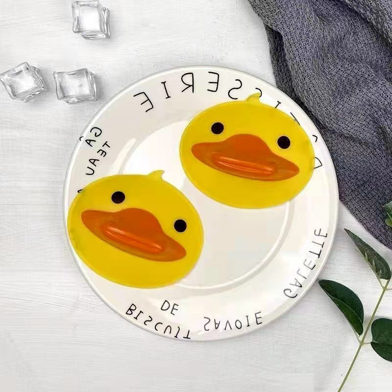 2Pcs Yellow Duck Potholder