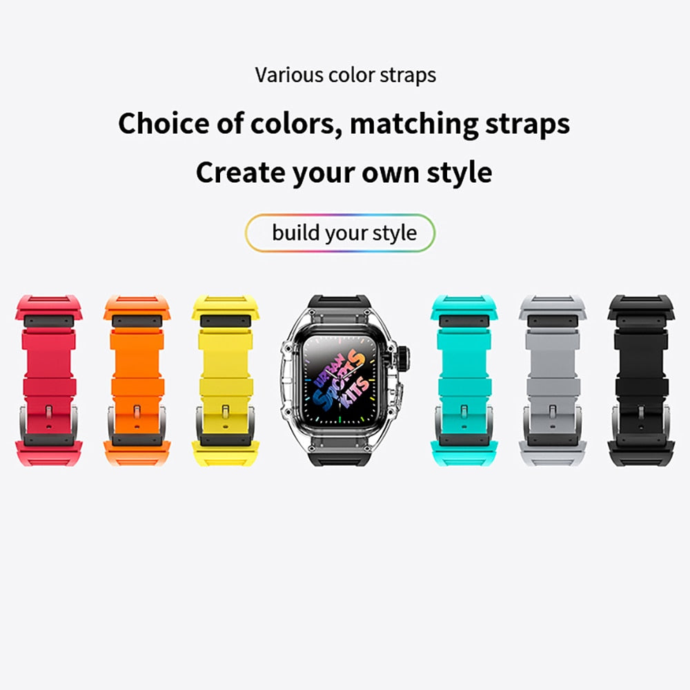 Transparent Smart Watch Strap Mod Kit Case