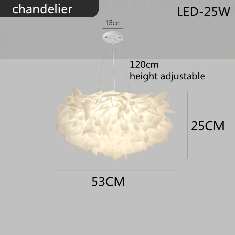 White Flower LED Multi-Mode Dimming Home Ceiling Lamp