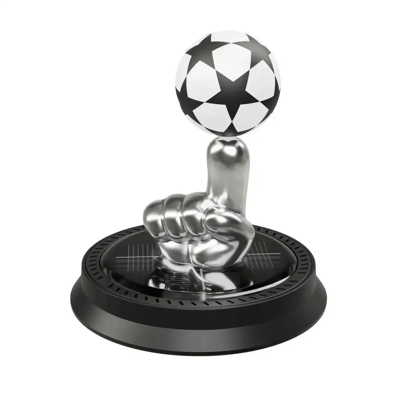 Solar Soccer Ball Spin Auto Aroma Freshener