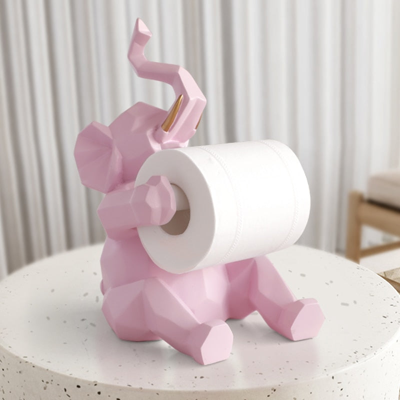 Happy Elephant Deer Toilet Paper Holder