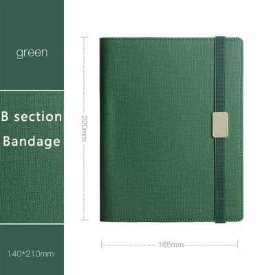 High-grade Pastel Leather Surface Business Notebook