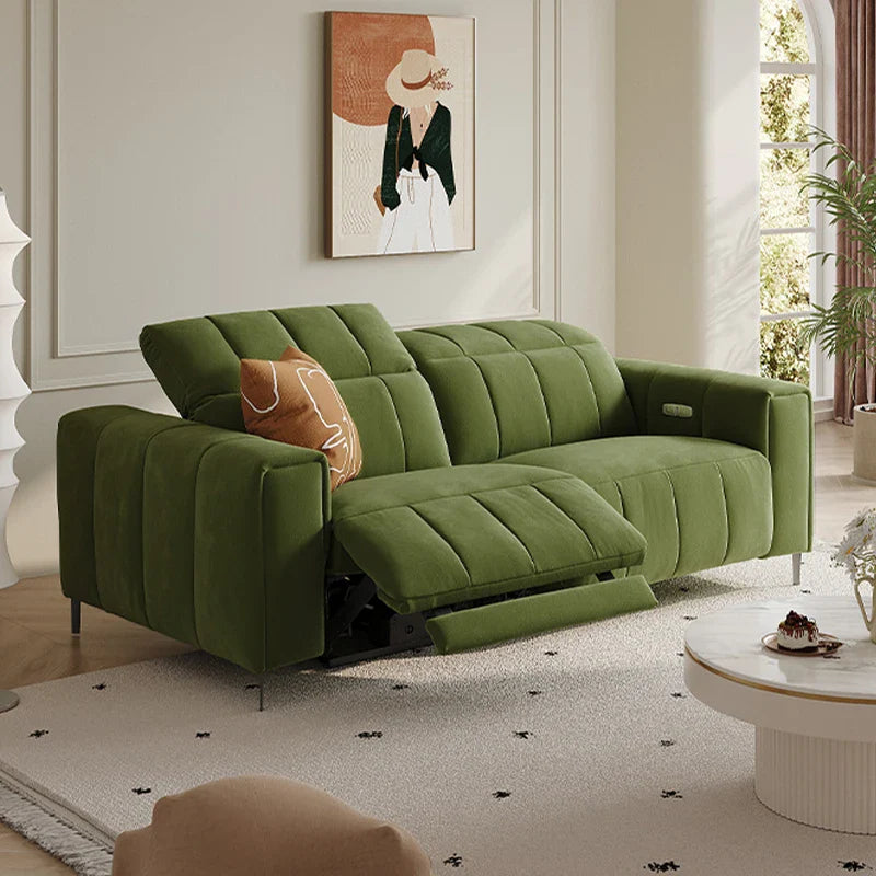 Premium Italian Comfort Velvet Nordic Living Room Soft Electric Sofa