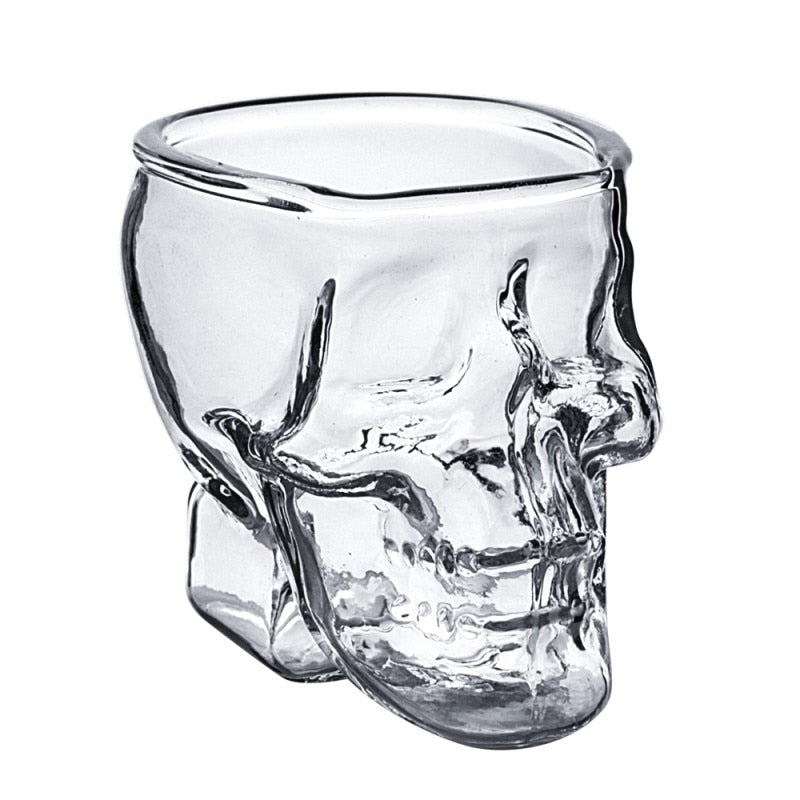 3D Transparent Skull Crystal Mug