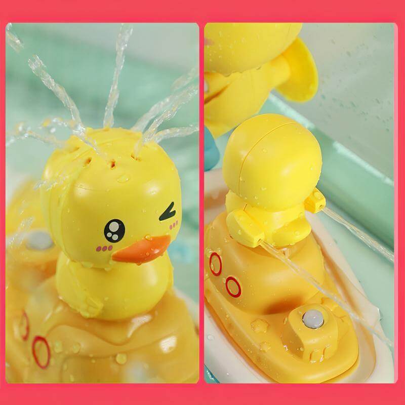 Electric Floating Bathtub Duck Toy Sprinkler