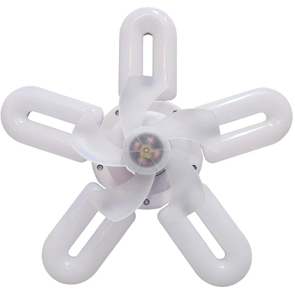 Silent Adjustable Remote Control Ceiling Foldable Fan Lamp