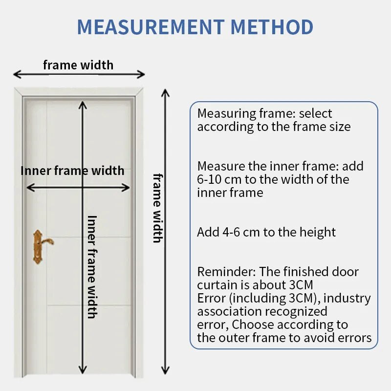 Magnetic Cold-Proof Cotton Door Curtain