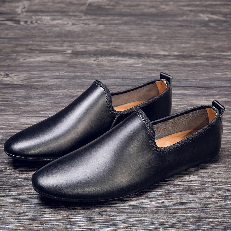 Leather Comfort Slip-on Men Shoes