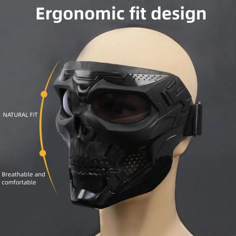 Skull Horror Off-Road Motorcycle Mask