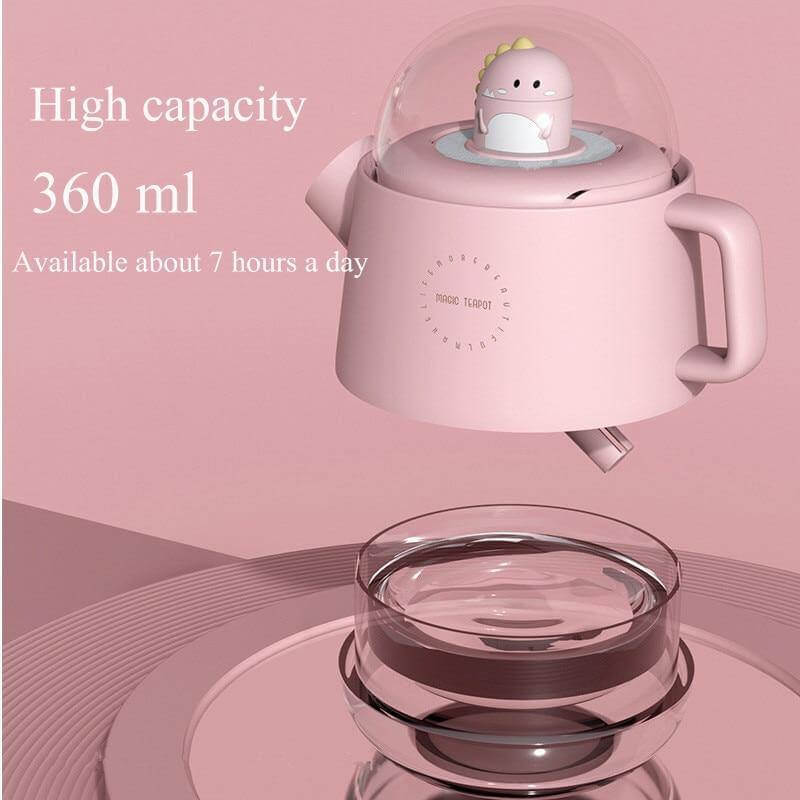 Teapot USB Colorful Air Humidifier Night Light