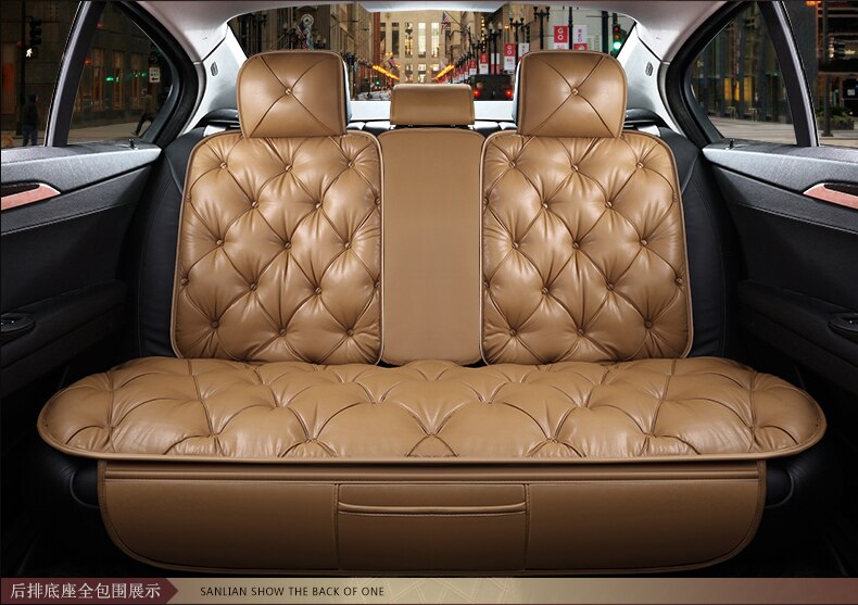 Luxurious Ride Leather Car Seat Cover