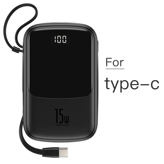 Built-in Charger Mini Power Bank