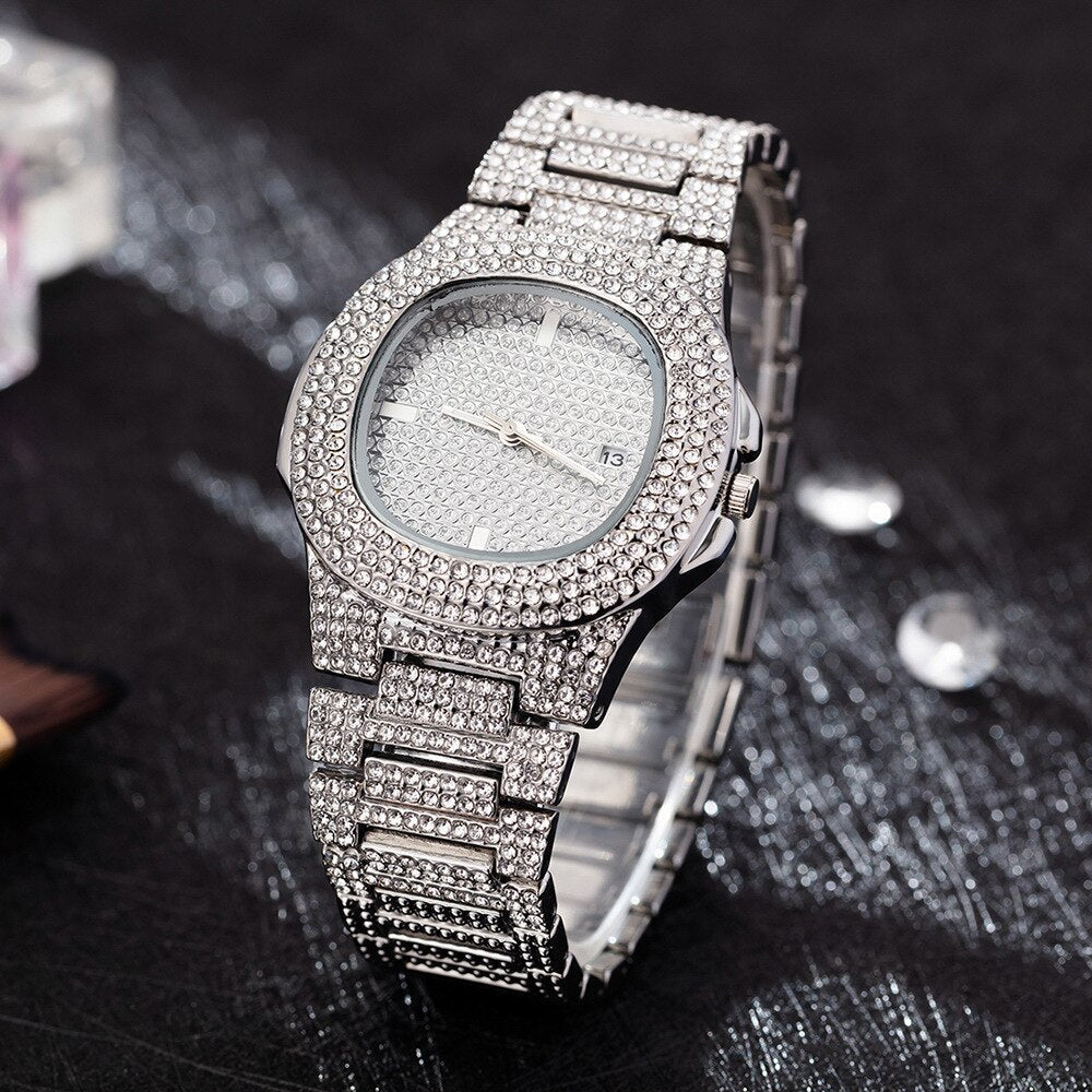 Luxury Crystal Women Watch Jewelry Gift Set