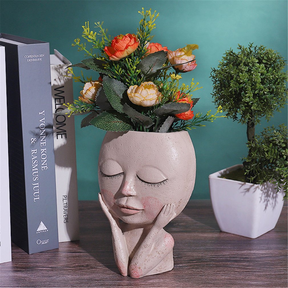 Nordic Women's Peace Flower Pot