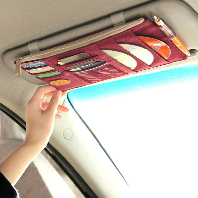 High-grade Sun Visor Storage Bag for Car