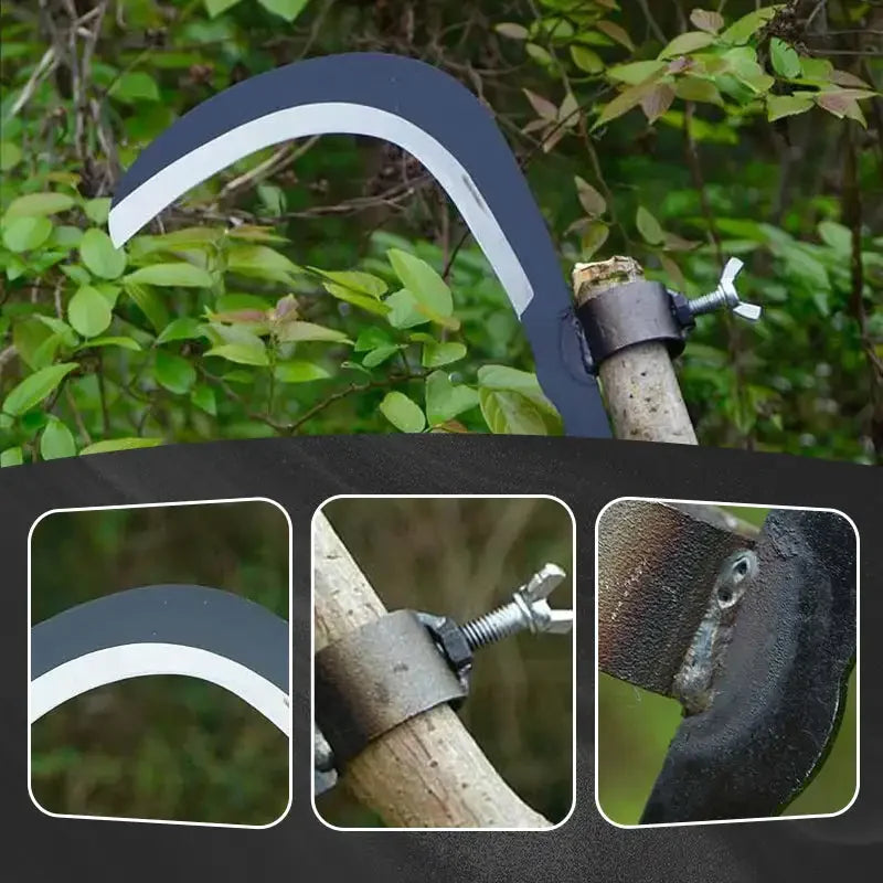 Strong Steel Grass Cutting Sharp Multi-Purpose Sickle Head