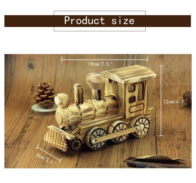 Handmade Handicrafts Wooden Locomotive