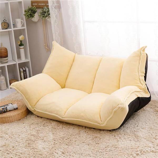 Adjustable Foldable Legless Lounge Sofa