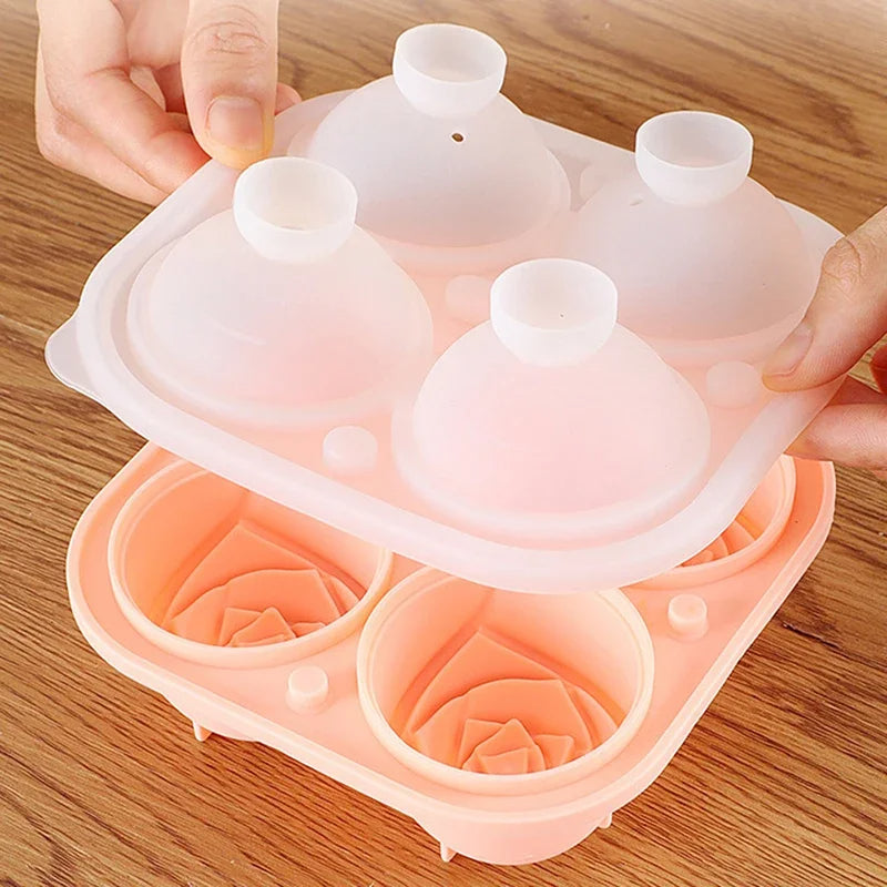 3D Rose Ice Cube Trays