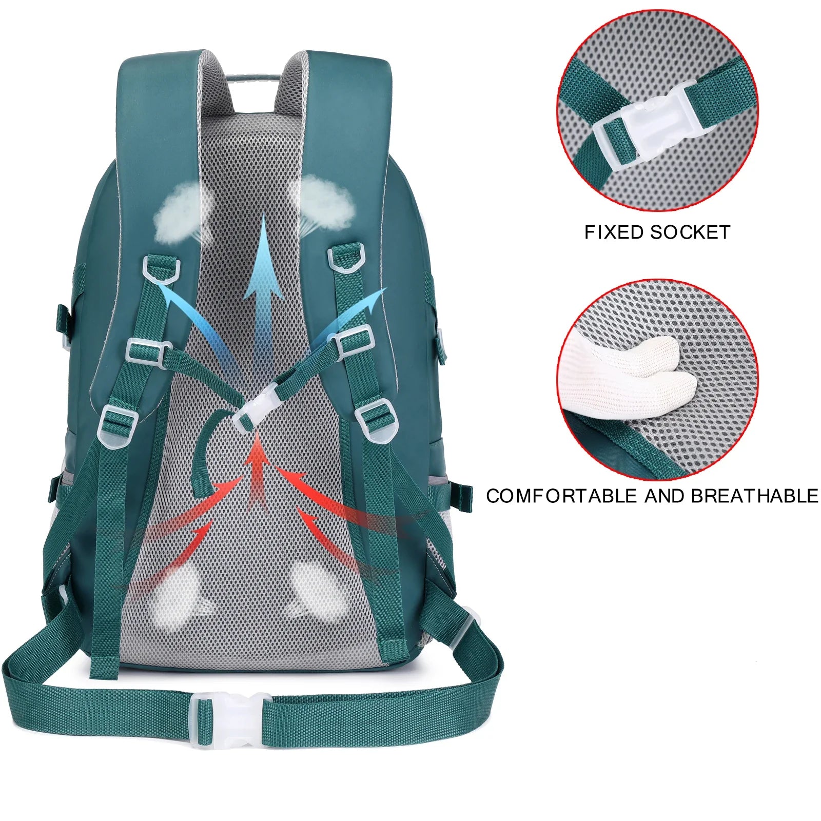 All-Weather Waterproof Large Capacity Hiking Backpack