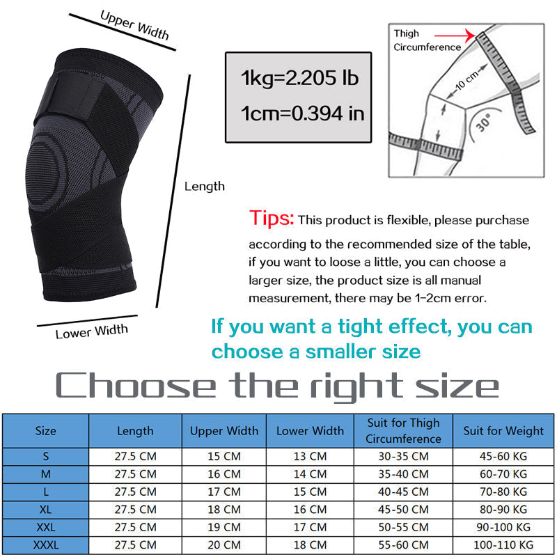 Adjustable Fitness Knee Joints Protector Pad