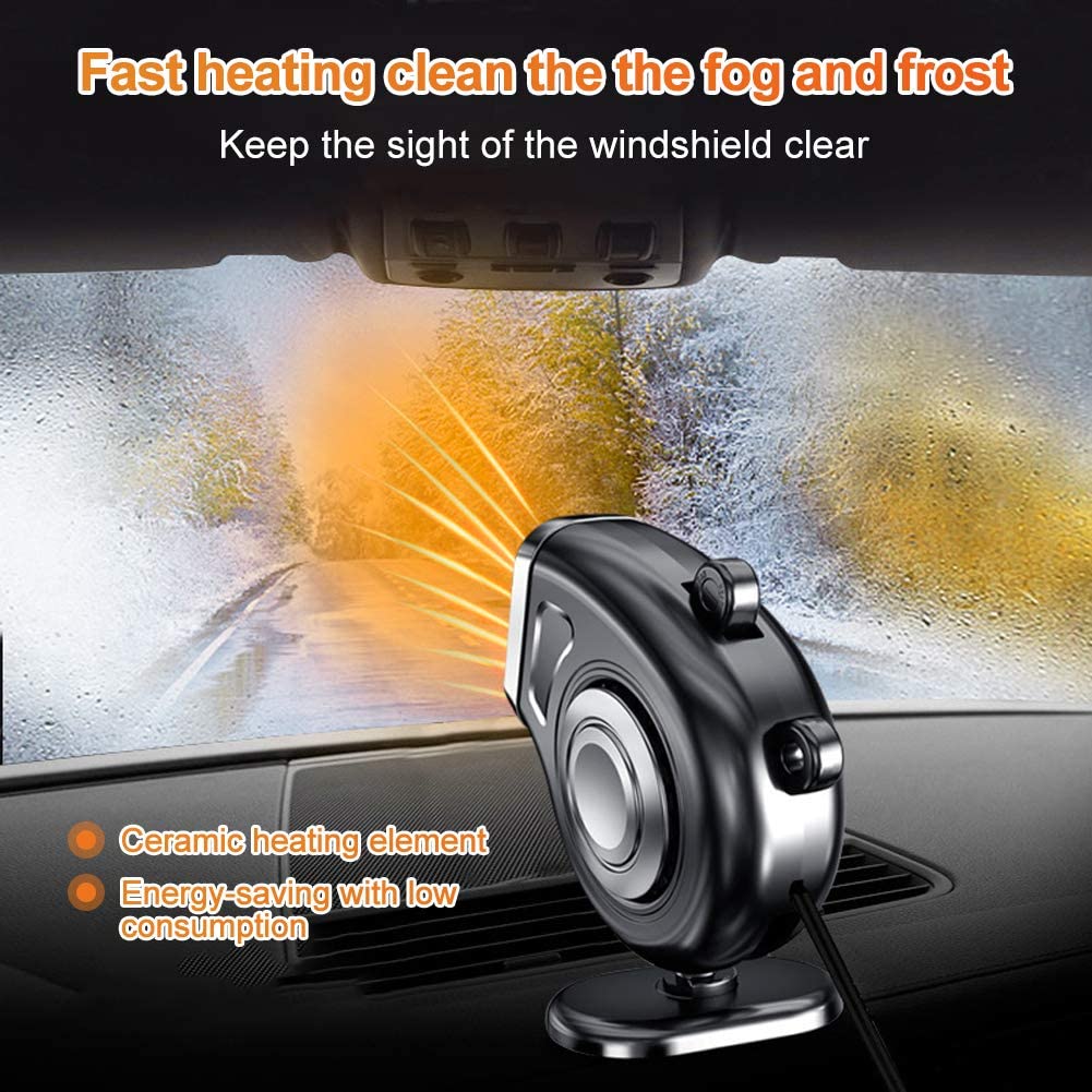 2in1 Portable Auto Mini Car Heater Fan